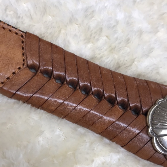 Vintage Western Leather Belt - Picture 9 of 9